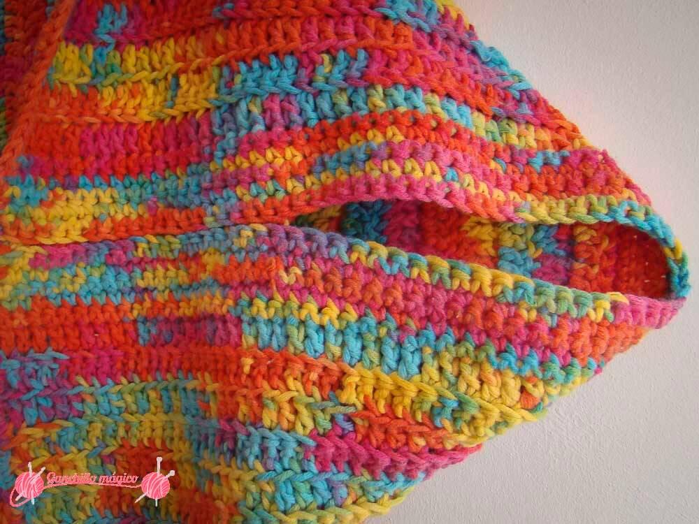 chaqueta kimono multicolor (3) en ganchillo