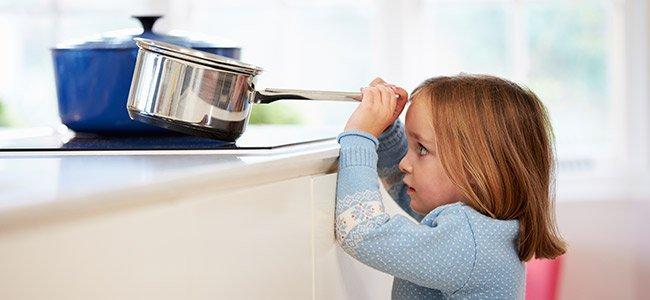 Quemaduras en niños