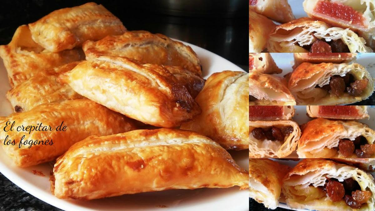 dulces con hojaldre