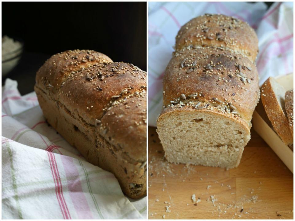 Pan de espelta en molde