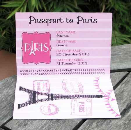 decoracion de invitacion de 15 años de paris (9)