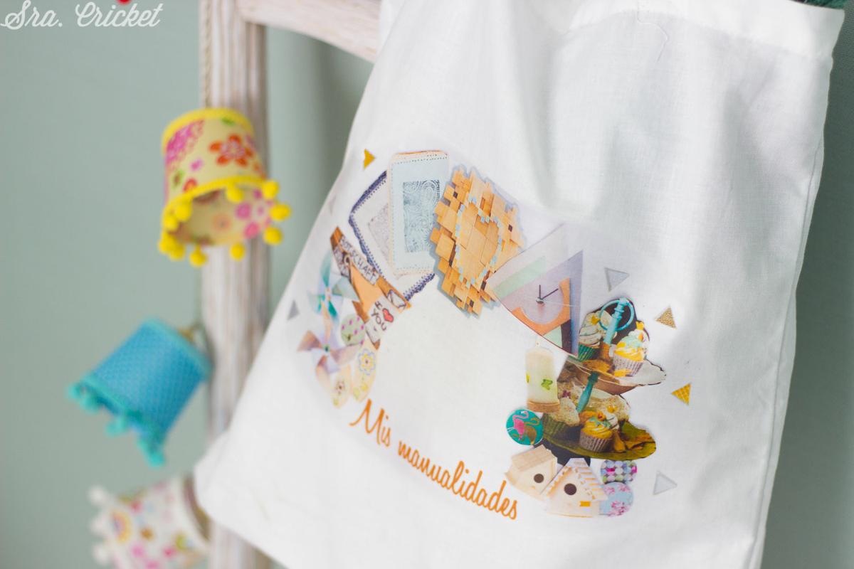 tote bag con transfer