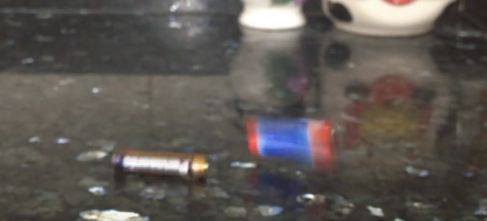 rebote pila descargada