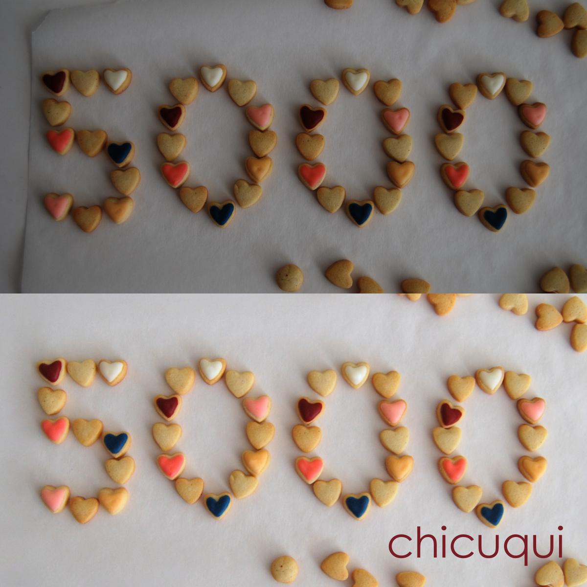 corazones galletas decoradas 5000 likes chicuqui.com
