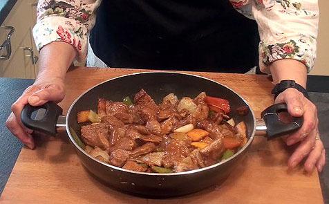 Solomillo de Cerdo con Salsa Agridulce55