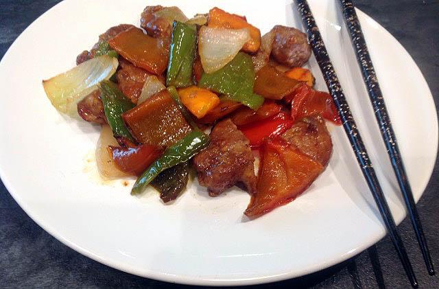 Solomillo de Cerdo con Salsa Agridulce05