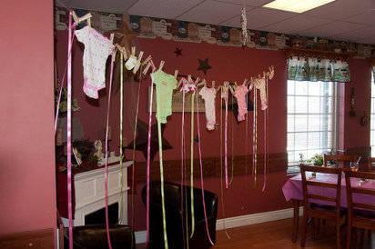 adornos para baby shower en casa