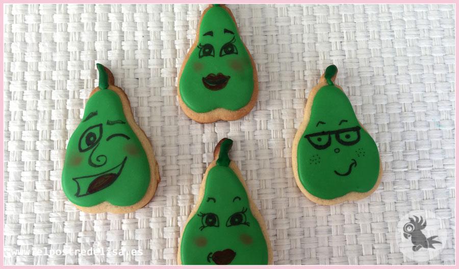 Galletas decoradas de Frutas