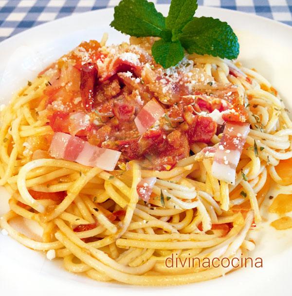 espaguetti-amatriciana