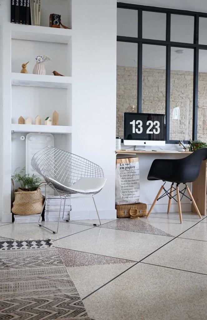 Pared de Cristal low cost. Estilo Industrial