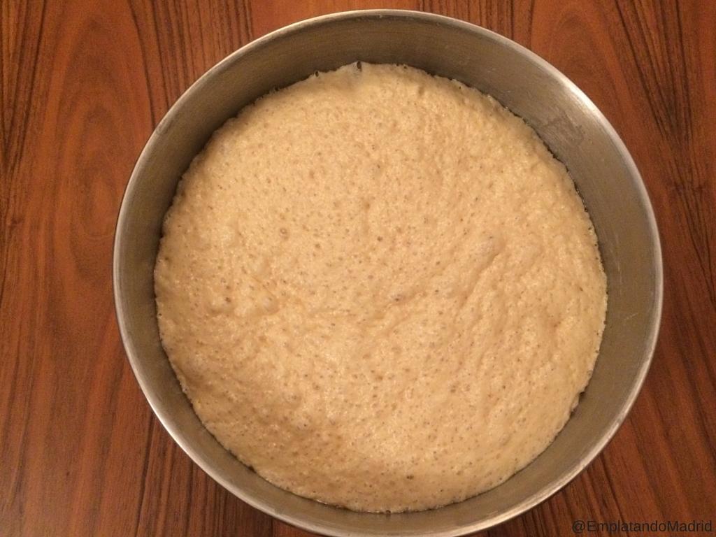 La masa levada y esponjosa