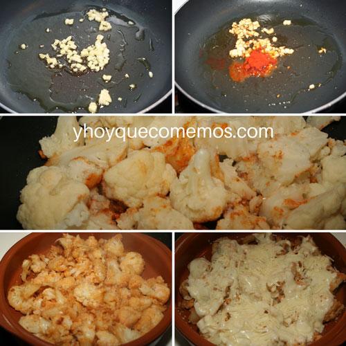 paso a paso rehogar la coliflor