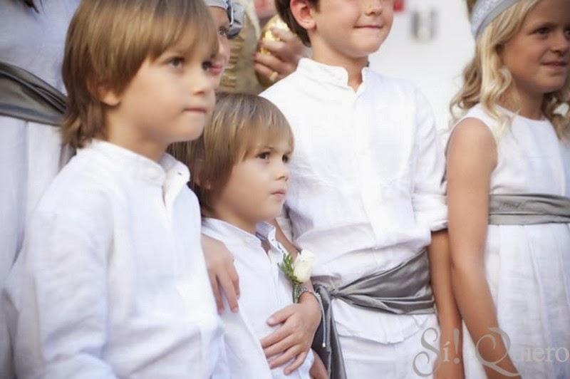 niños bodas trajes