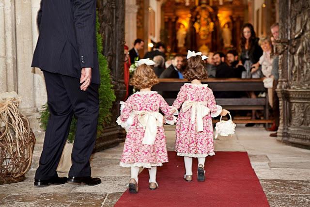 niñas boda pajes