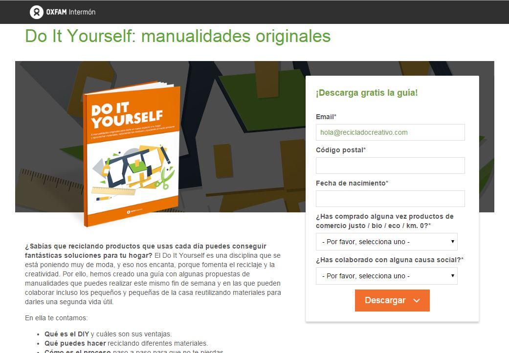 Ebook Do it Yourself de Intermon Oxfam