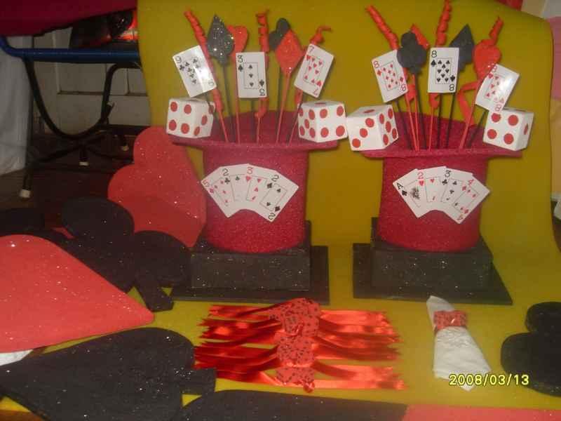 Decoración de Fiestas de 15 Años Estilo Casinos de Las Vegas | Decoración
