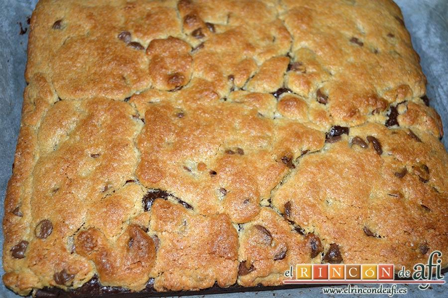 Brookies, hornear hasta que quede dorado