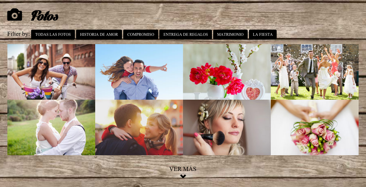 web para boda