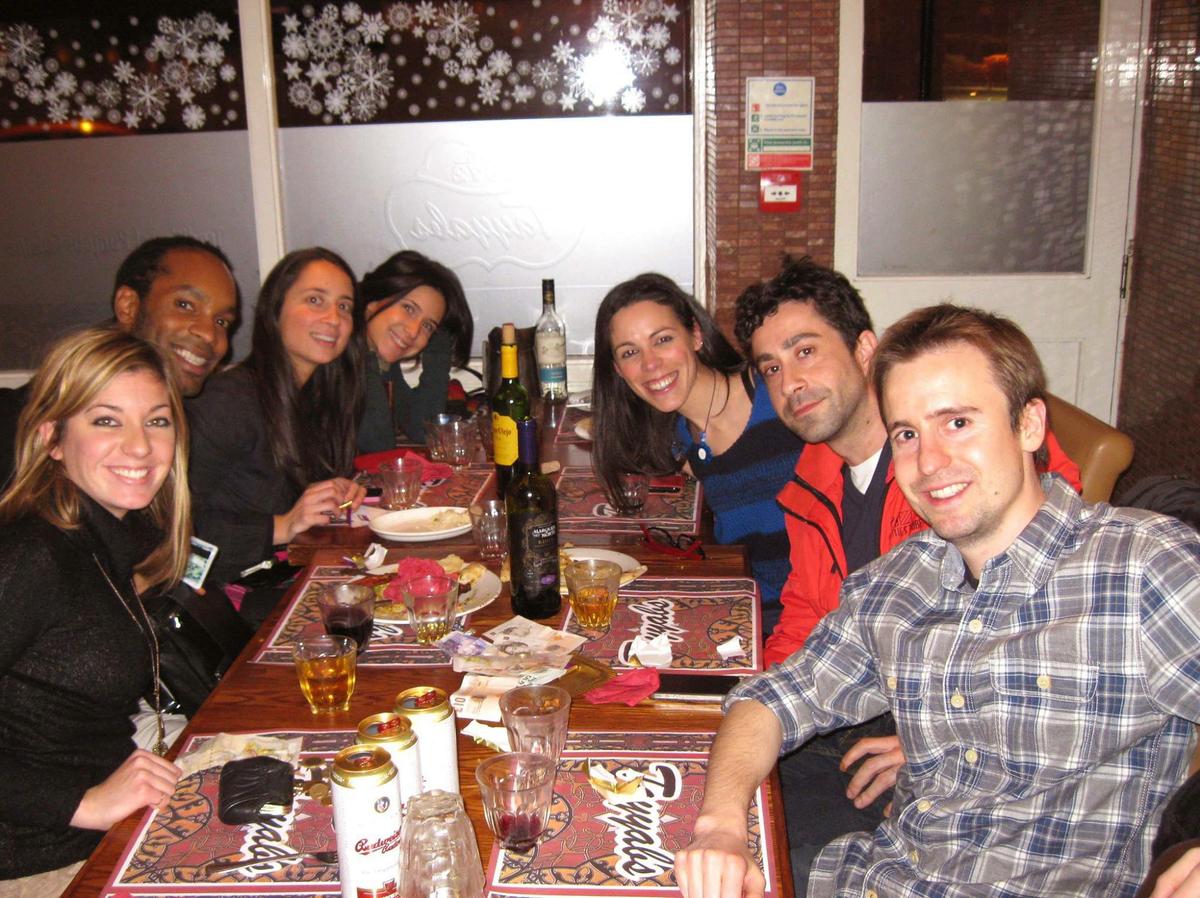 Raquel Contador y amigos.