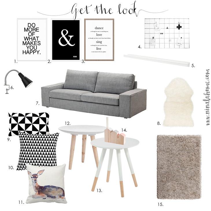 Composición salón nórdico