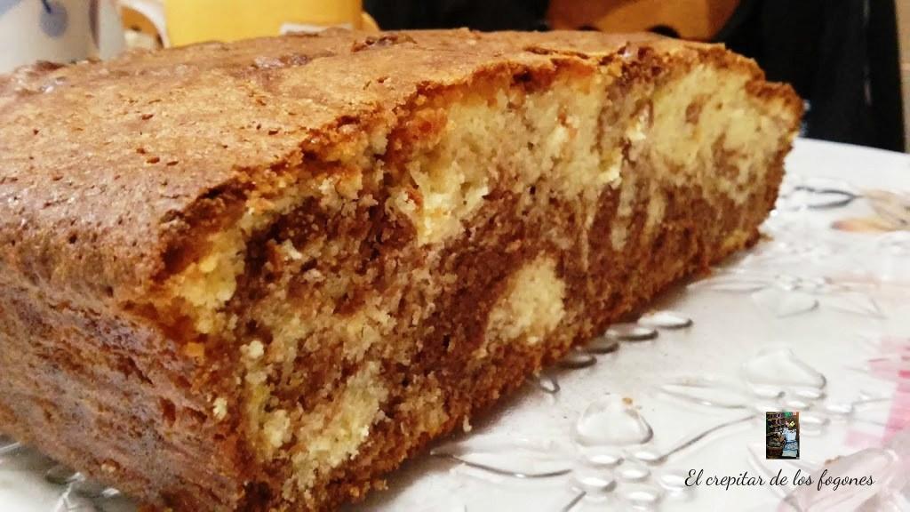 bizcocho marmolado