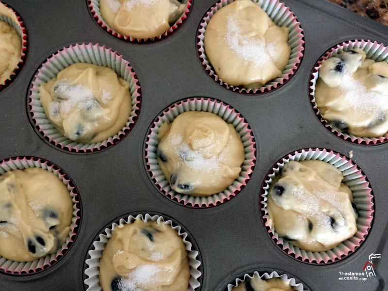 Blueberry muffins - Yaestamosencasita.com