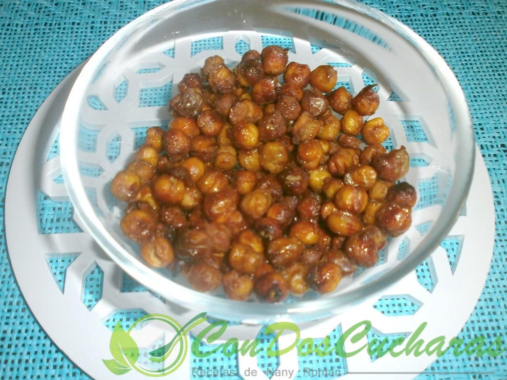 Snack de garbanzos dulce y salado