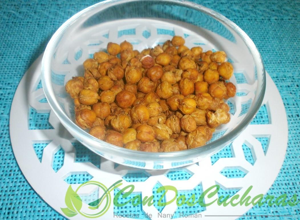 Snack de garbanzos dulce y salado