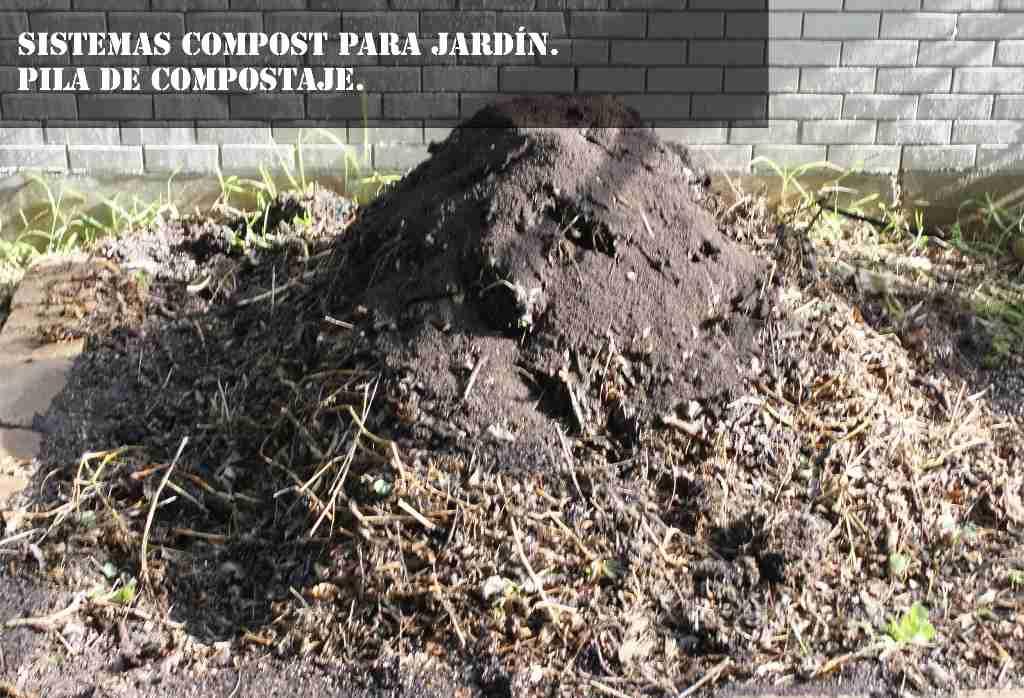 pila de compostaje