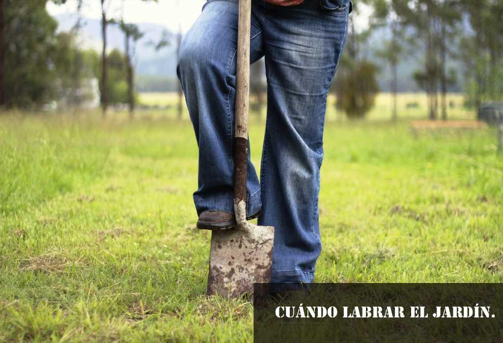 cuando labrar el jardín