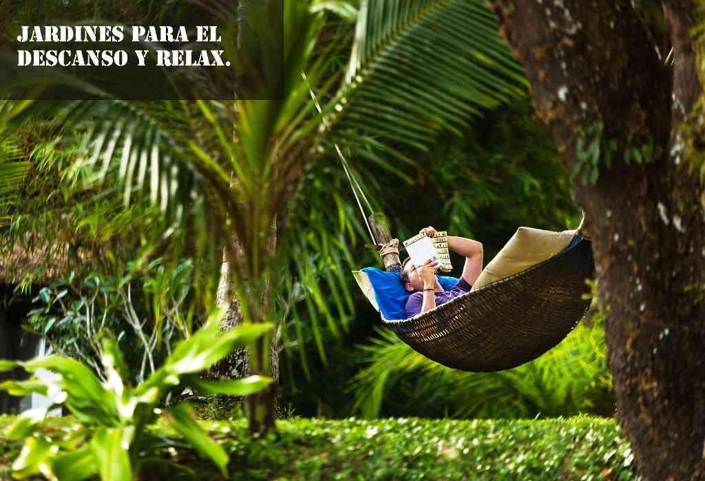 jardines para el descanso y relax