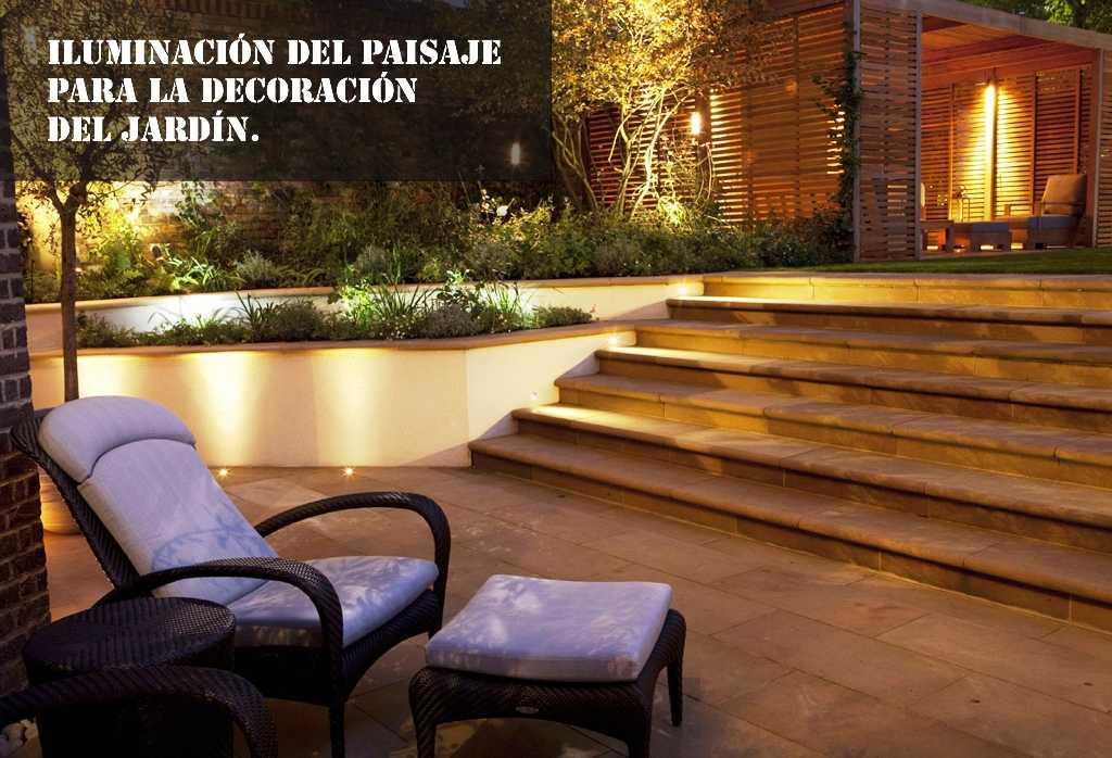 iluminacion para el jardin