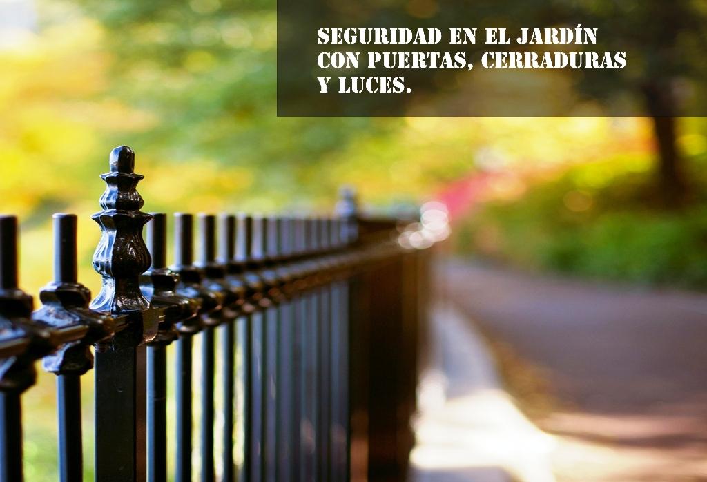 Vallas seguridad jardín.