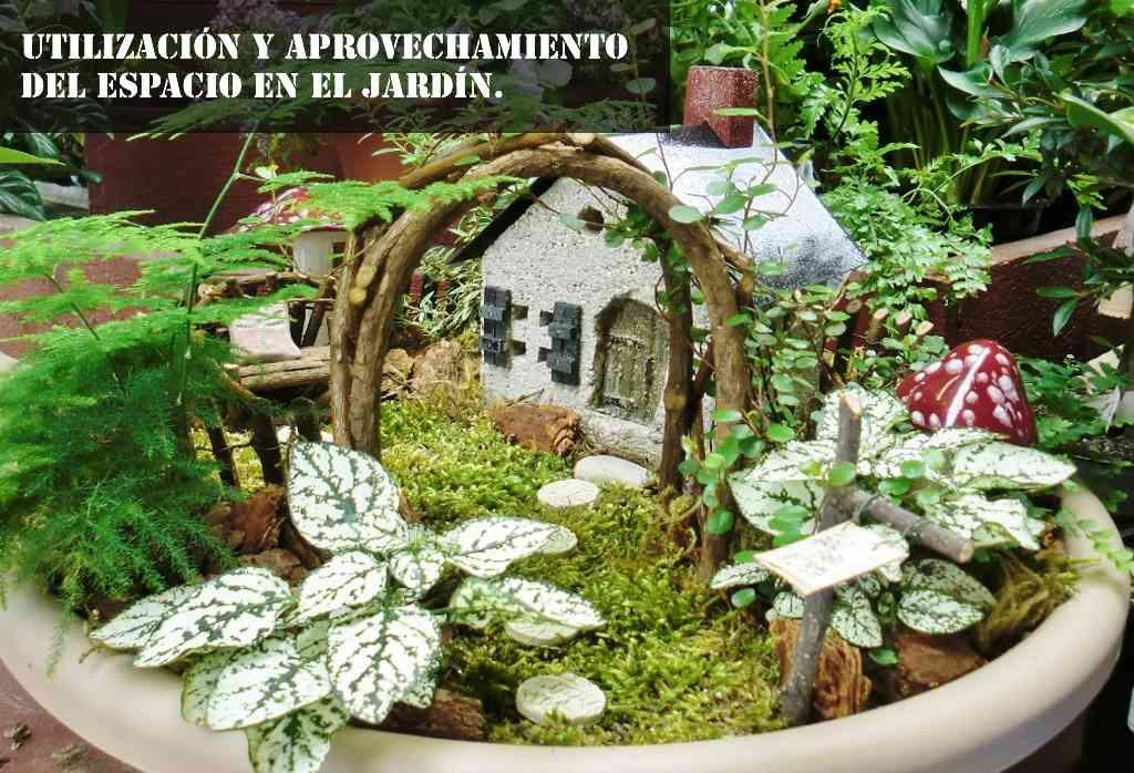 Utilizacion y aprovechamiento del espacio en el jardin