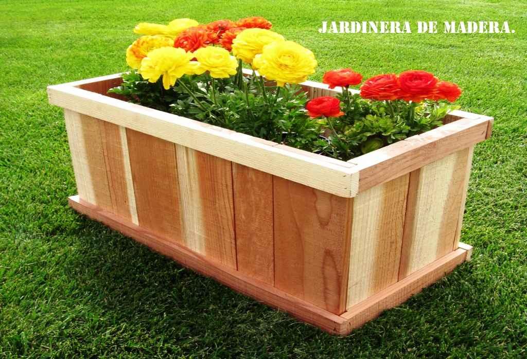 JARDINERA DE MADERA