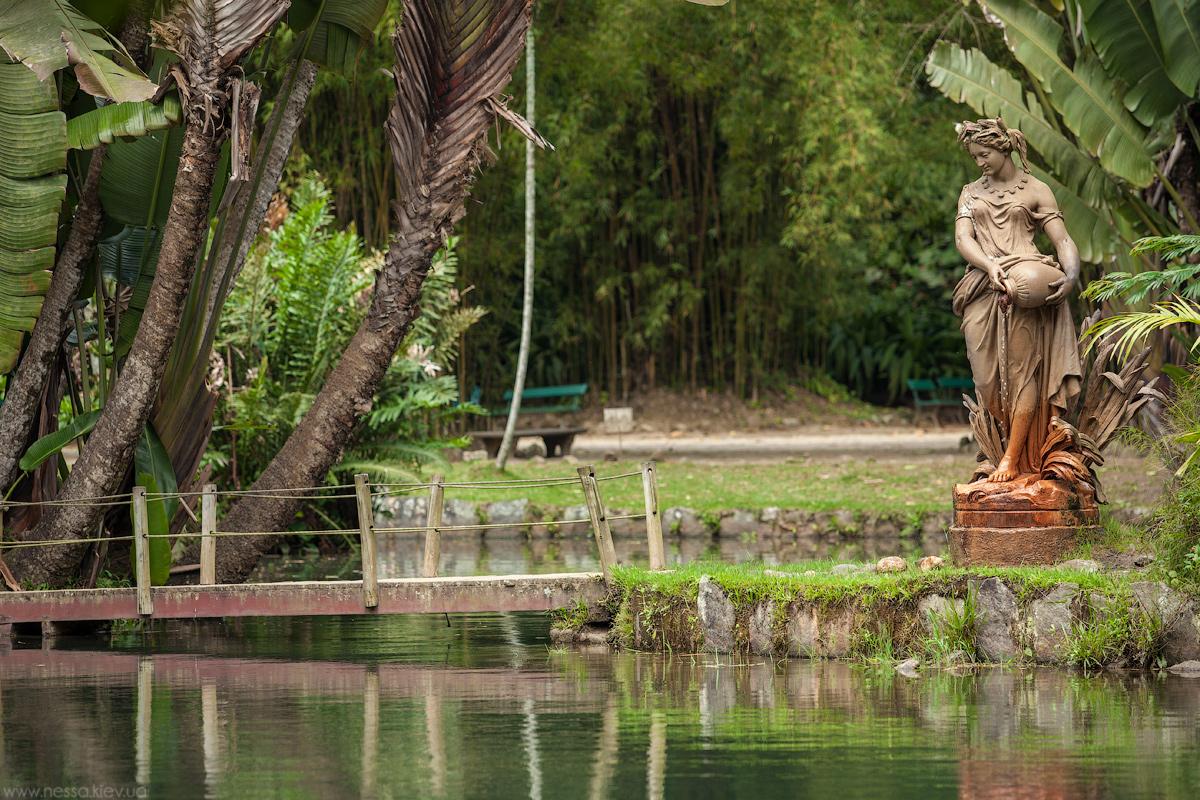 estatua para jardin de piedra artificial