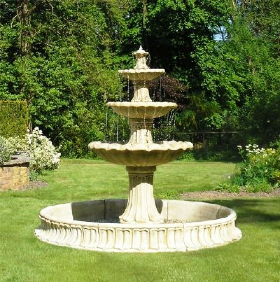 Fuente de jardín. Algunos consejos para su decoración.