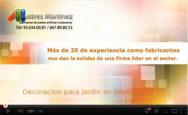 video piedra artificial