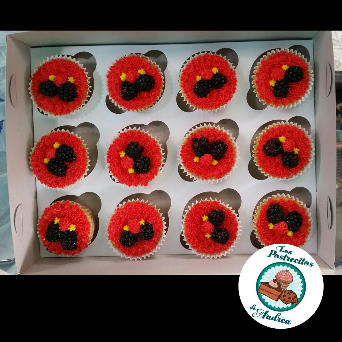 Cupcake Zarzamora 01