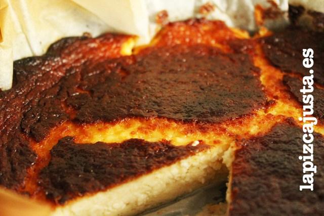 tarta de queso al horno fácil y sencilla