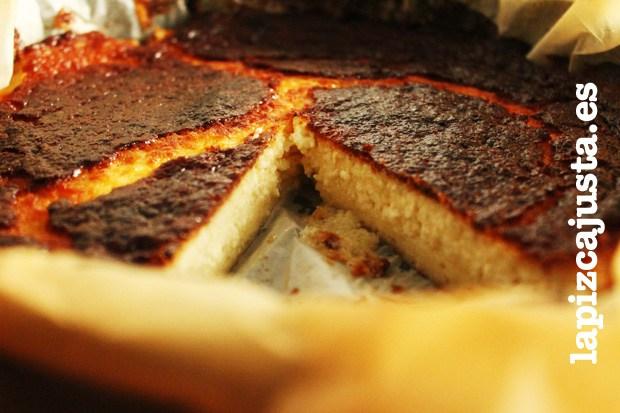 tarta de queso al horno