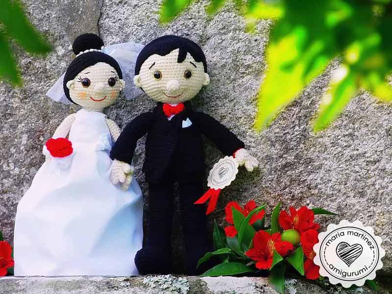 Novios Crochet (patron) Maria Martinez Amigurumi 