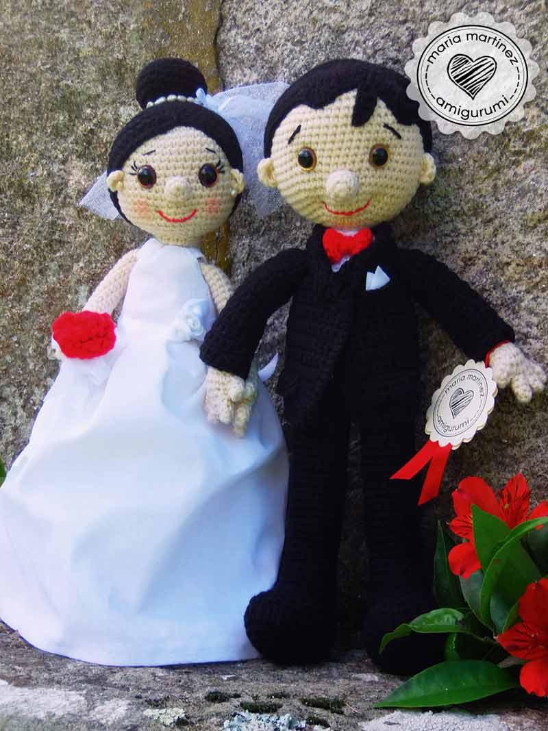 Novios Crochet (patron) Maria Martinez Amigurumi 