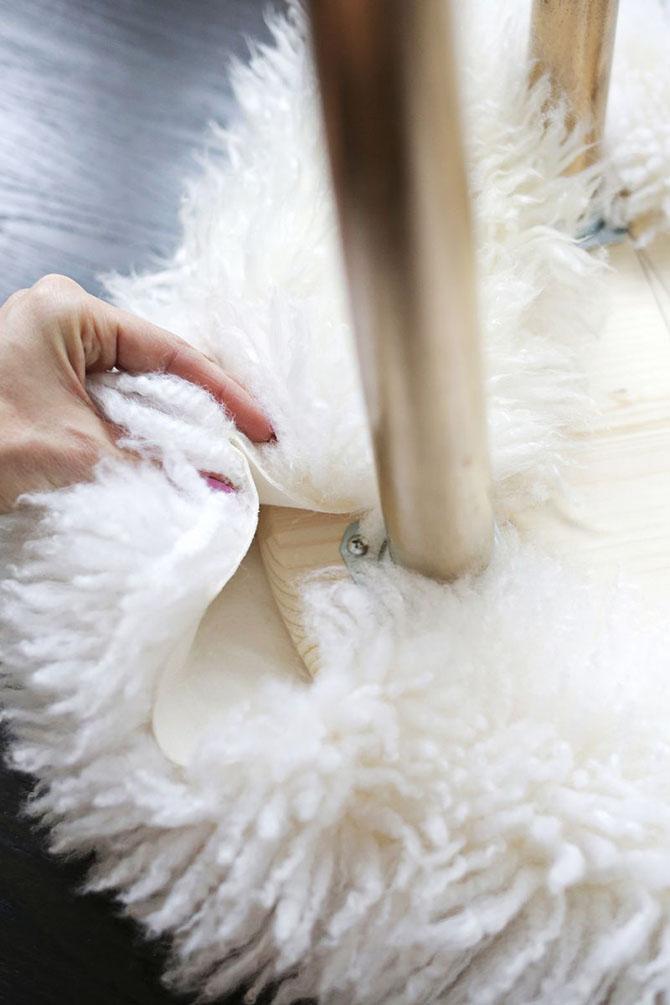 como hacer un taburete doblar piel