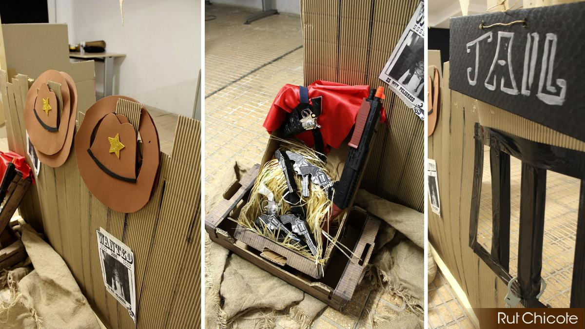 Decoración-del-fuerte-de-vaqueros