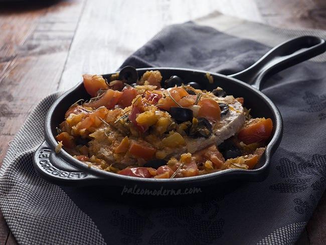 receta paleo atún encebollado