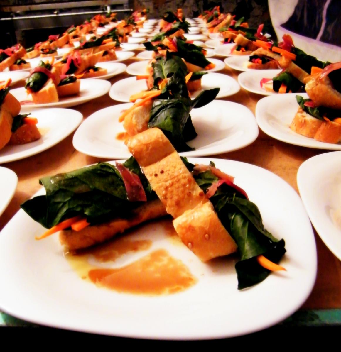 La deliciosa entrada con un toque de Jamón Serrano