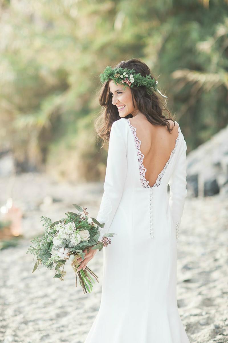 Una boho chic winter wedding en All Lovely Party