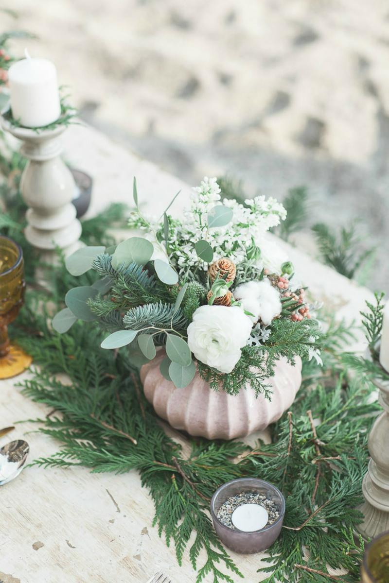 Una boho chic winter wedding en All Lovely Party