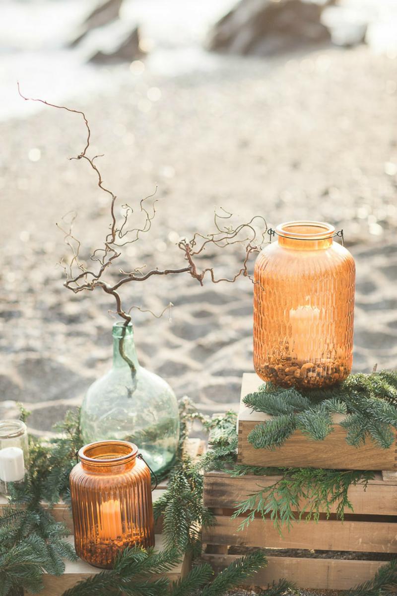 Una boho chic winter wedding en All Lovely Party